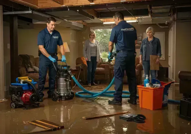 Basement Water Extraction and Removal Techniques process in Hartshorne, OK